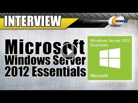 Newegg TV Logo - Newegg TV: Microsoft Windows Server 2012 Essentials Interview