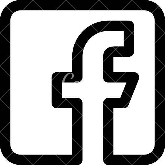 Black Facebook Logo - Facebook logo black and white image freeuse stock