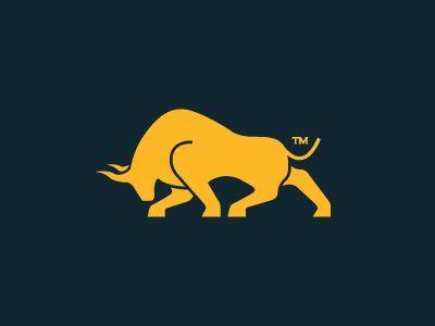 Gold Bull Logo - Silver Gold Bull - Mark | Logos | Bull logo, Logo design, Logos