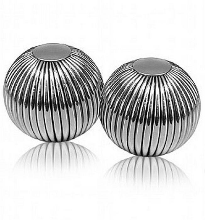 Striped Sphere Logo - Modern Day Accents 4371 Raya Striped Sphere With 4In Of 2
