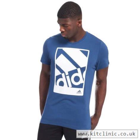 Co Blue Box Logo - Men Adidas Box Logo TShirts Blue TShirts P84j5469AK10 [00000358 ...