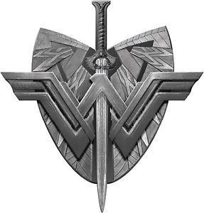 Sword and Shield Logo - DC Wonder Woman Sword and Shield Logo Pewter Lapel Pin Novelty ...