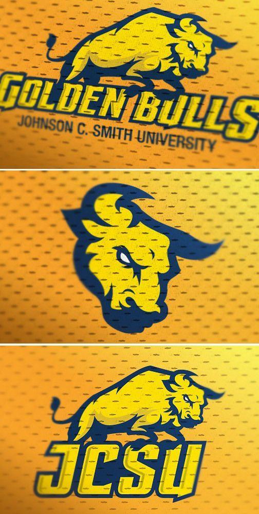 Gold Bull Logo - Golden Bulls JCSU, sports logo redesign concept