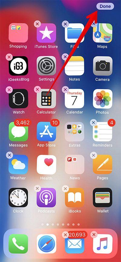 Popular iPhone App Logo - How to Stop Wiggling App Icons on iPhone X, Xs, Xs Max, and XR to ...