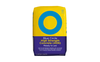 Four Blue Circle Company Logo - Blue Circle Cement for building trades