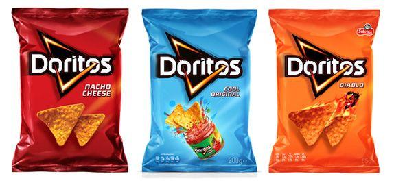 Doritos Old Logo - Brand New: Doritos