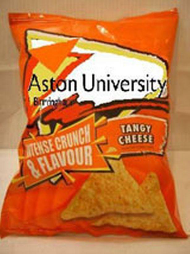 New Doritos Logo - Aston University logo 'like a bag of Doritos'