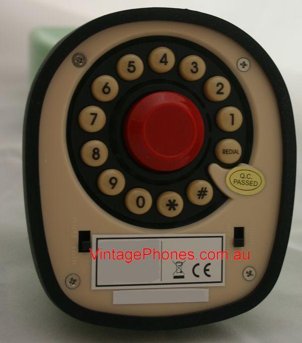 Telephone Brand Green Logo - Green reproduction Vintage Ericofon Rotary Dial Phone Cobra Eames ...