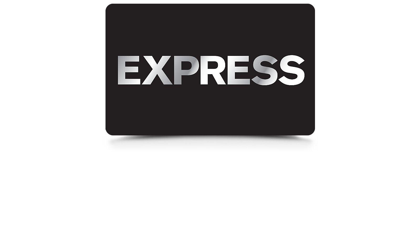 Express Clothing Logo - Black Black