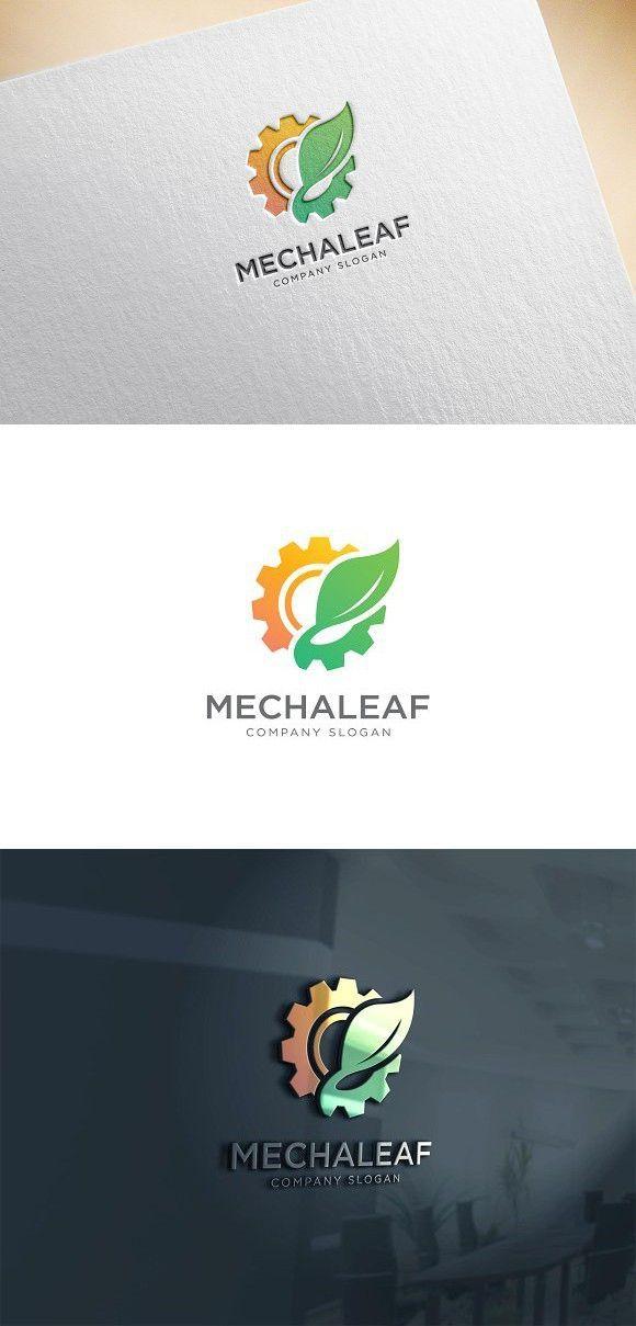 Gear Best Logo - Gear Leaf Logo. Engineering Design. Leaf logo, Logos