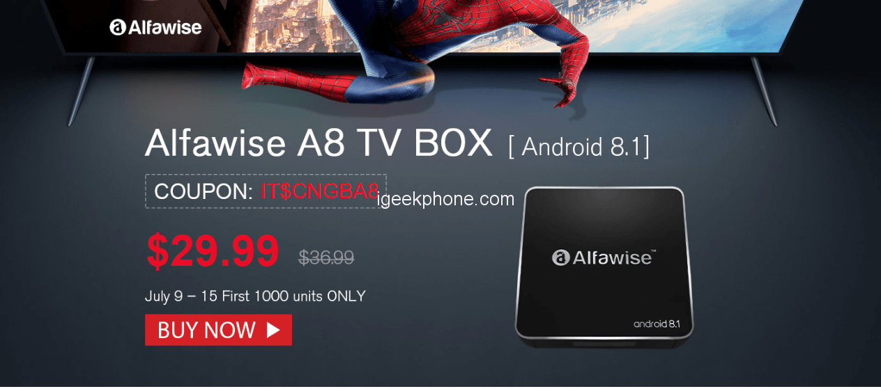 Gear Best Logo - Alfawise A8 Tv Box now in Just $29.99 and more TV Box Sale