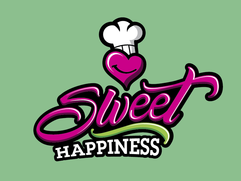 Happiness Logo - Sweet Happiness Logo Design