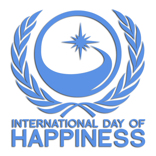 Happiness Logo - International Day of Happiness - National Wellbeing Service Ltd