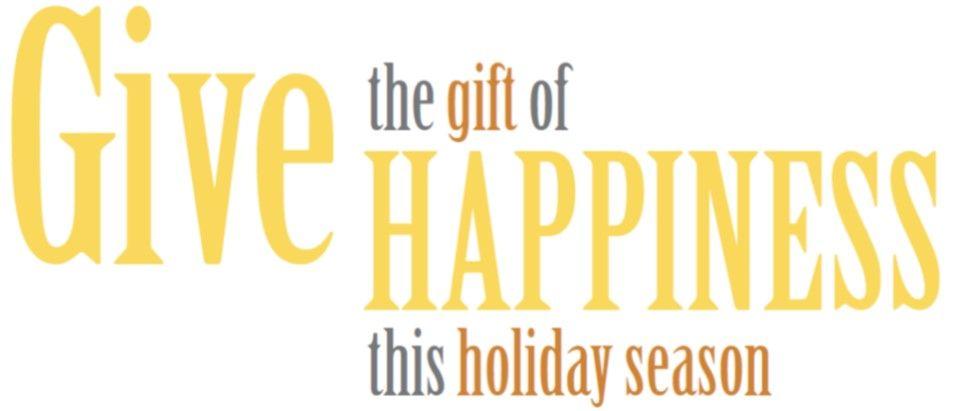 Happiness Logo - Give the Gift of Happiness Logo - Double H Ranch