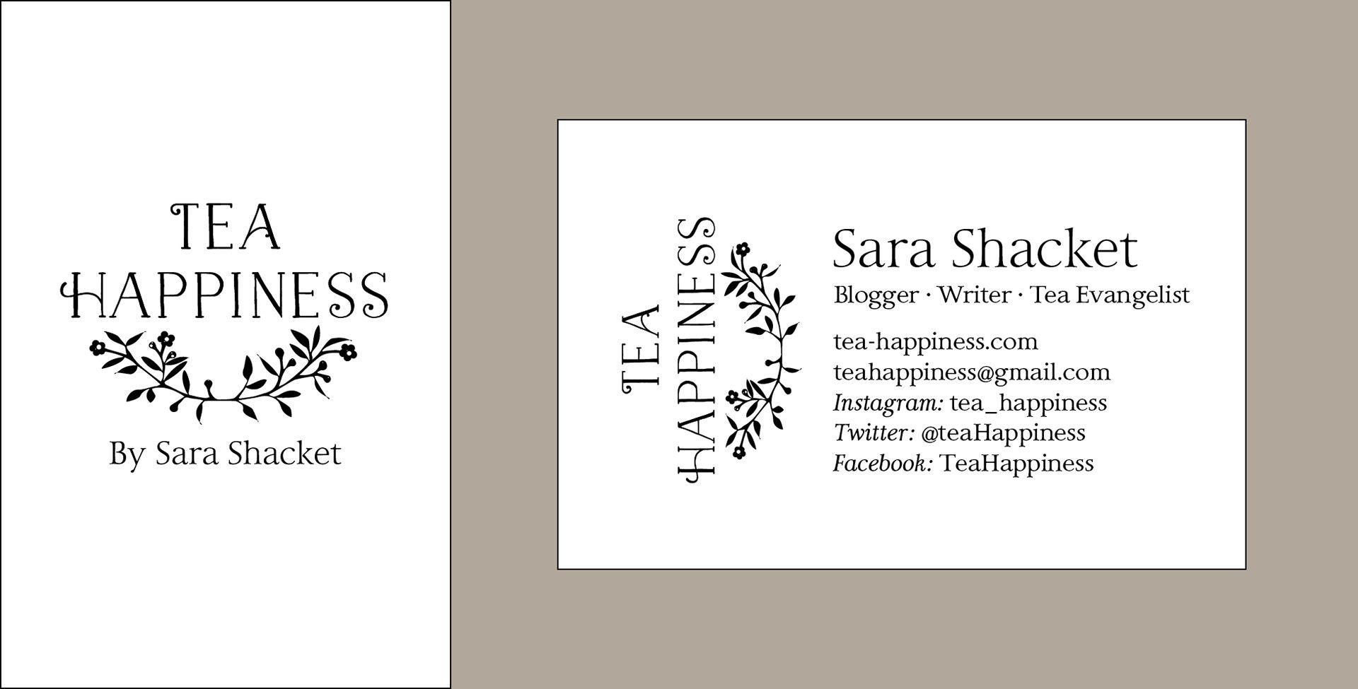 Happiness Logo - Silo Design Inc - Tea Happiness: Logo and businesscard