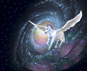 Flyong White Horse Logo - JUMP ASTRIDE THE FLYING HORSE - Kelley Hunter | Depth Astrology ...