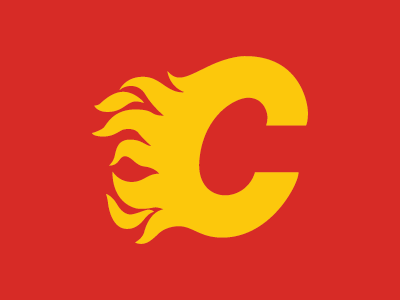 Calgary Flames Logo - NHL Minimalistic Logos - Calgary Flames by Alan Hargrove | Dribbble ...
