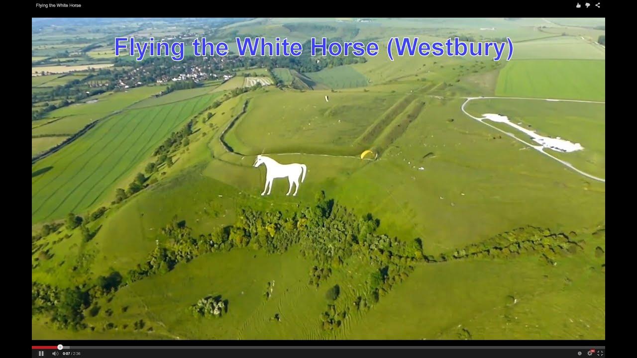 Flyong White Horse Logo - Flying the Westbury White Horse - YouTube