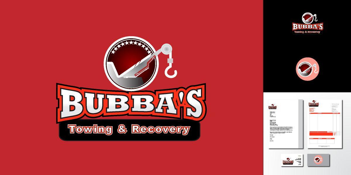 Towing Company Logo - Entry #3 by ctate for Towing Company Logo - BUBBA'S TOWING | Freelancer