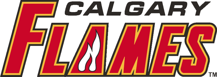 Calgary Flames Logo - Calgary Flames Wordmark Logo - National Hockey League (NHL) - Chris ...
