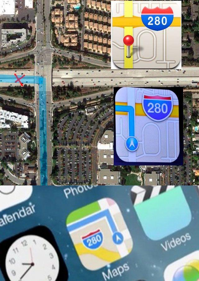 Apple Maps Logo - iOS 7's Maps Icon Is No Longer Trying To Kill You [Image]. Cult of Mac