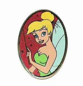 Oval Cameo with Red Logo - LE Disney Auctions Pin✿Tinker Bell Tink Oval Cameo Sparkle Frame ...