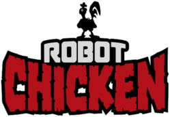 Little Green Robot Logo - Robot Chicken