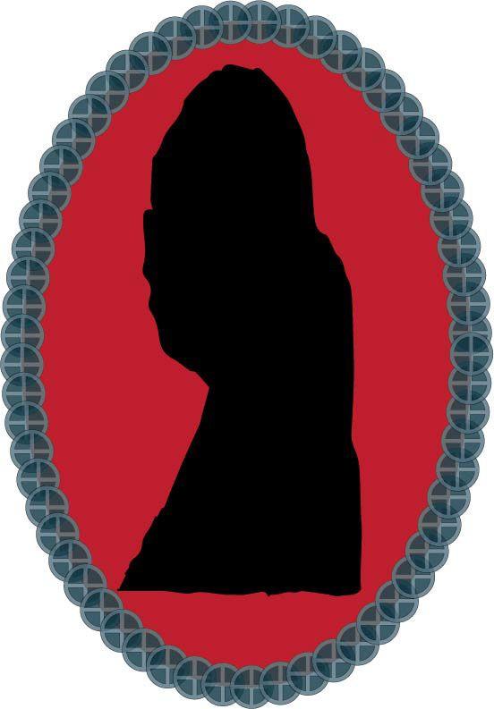 Oval Cameo with Red Logo - Project 1: Cameo/Caricature on Behance