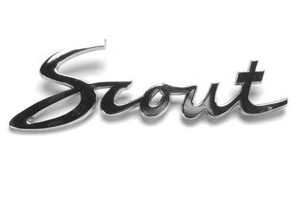 International Scout Logo - Scout 80, Scout 800 Cursive, Script 