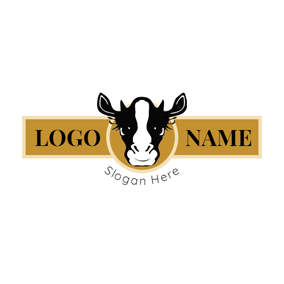 Yellow Cow Logo - Free Cow Logo Designs. DesignEvo Logo Maker