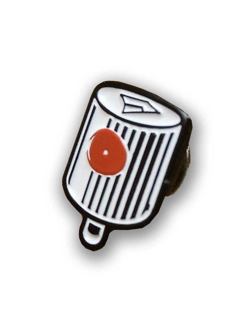 Fat Cap Logo - Bombing Science lapel pin (Rusto Fat Cap) — Bombing Science