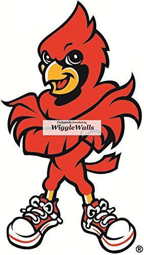 Cartoon Cardinal Logo - Amazon.com: 8 Inch Cardinal Bird University of Louisville Cardinals ...