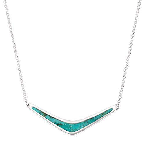 2 Silver Boomerangs Logo - Silpada 'Reversible Boomerang' Sterling Silver and Turquoise