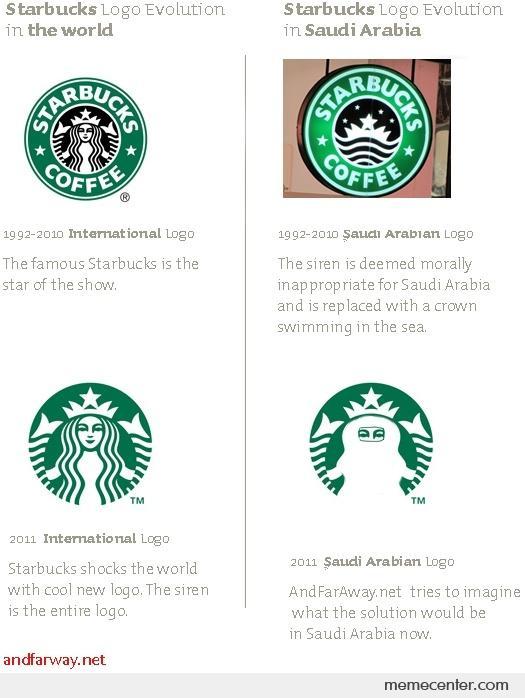 New Starbucks Logo - New Starbucks logo...? by ben - Meme Center