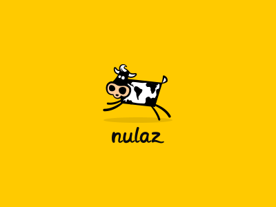 Yellow Cow Logo - Nulaz v2. LOGOS. Logo design, Logos and Animal logo
