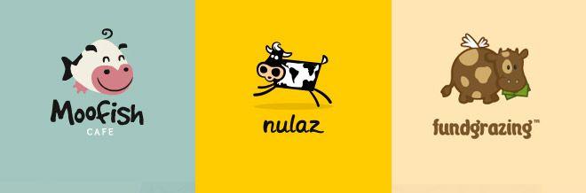 Yellow Cow Logo - 35 Brilliant Designs of Cow Logo | Naldz Graphics
