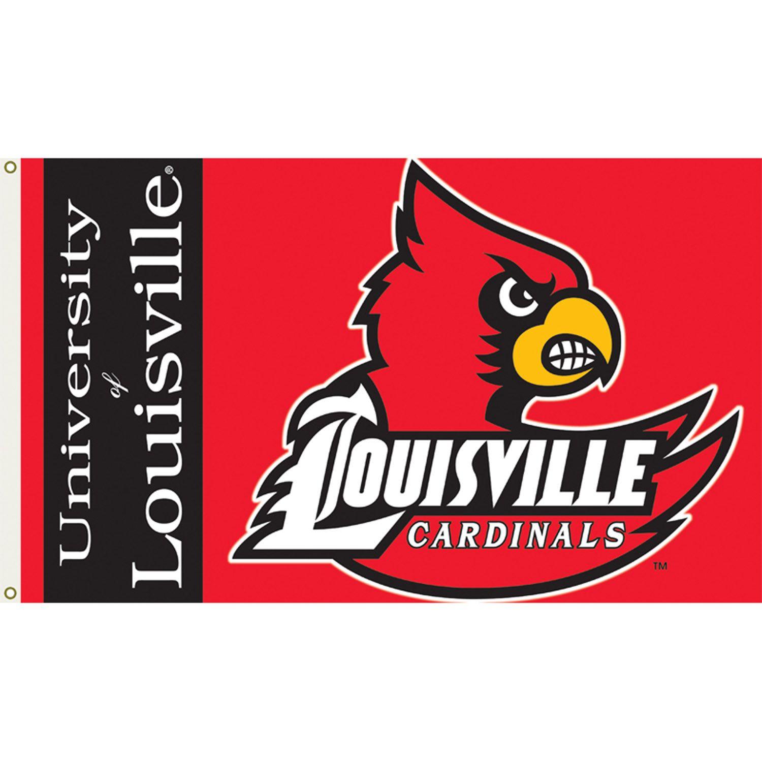 University of Louisville Cardinals Logo - Louisville Cardinals 3ft x 5ft Team Flag