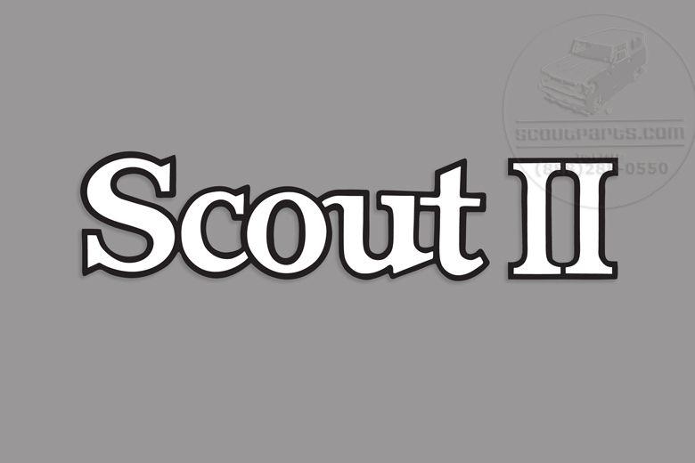 International Scout Logo - Scout II Scout Vinyl Decal - International Scout Parts - Scout II ...
