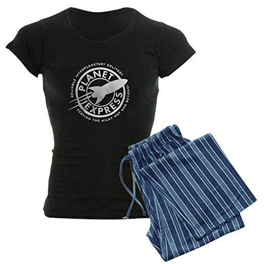 Express Clothing Logo - Amazon.com: CafePress - Planet Express Logo Women's Dark Pajamas ...