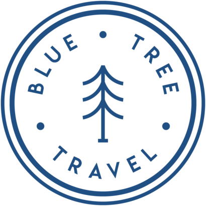 Blue Tree Circle Logo - Blue Tree Travel