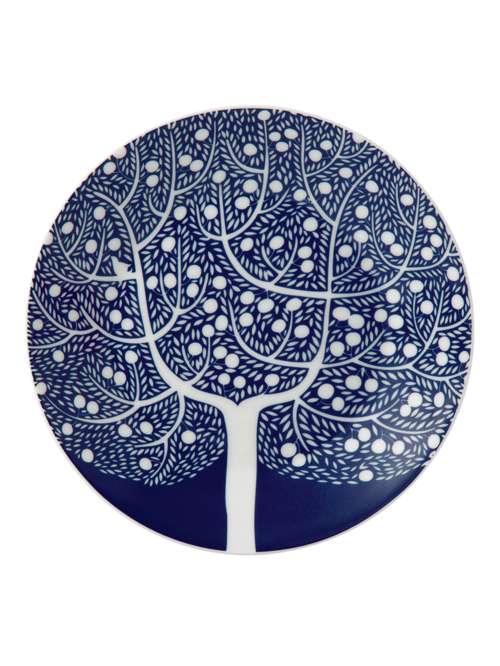 Blue Tree Circle Logo - Royal Doulton Fable Blue Tree Accent Plate 16cm - House of Fraser