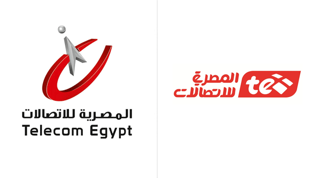 Red Egyptian Logo - Telecom Egypt : New logo