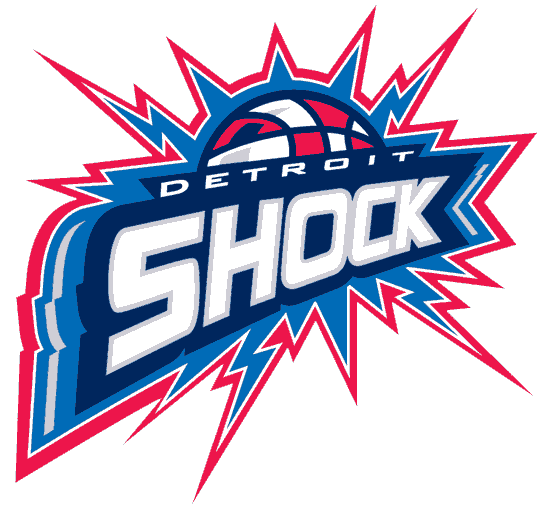 Shock Logo - Detroit Shock Primary Logo - Women's National Basketball Association ...
