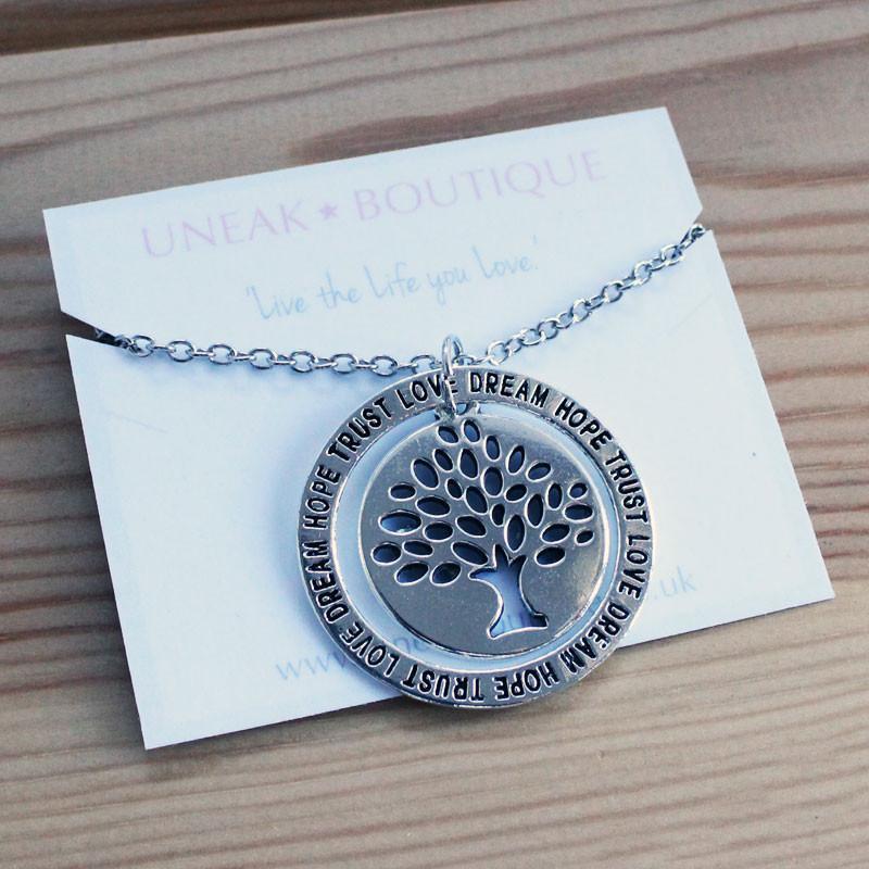 Blue Tree Circle Logo - Buy Family Tree Circle of Love Silver Plated Pendant for £6.99 ...