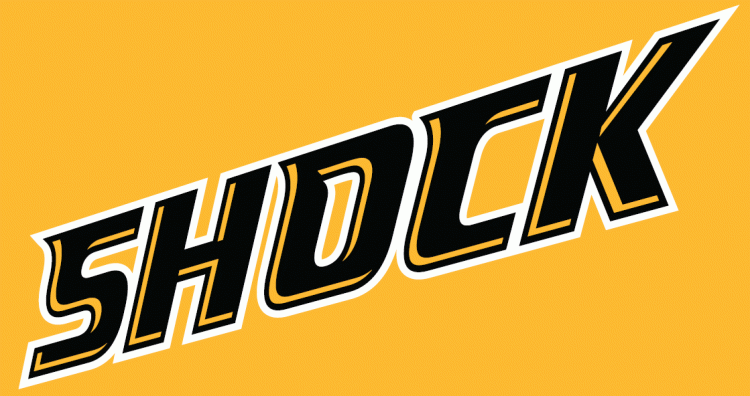 Shock Logo - Tulsa Shock Wordmark Logo's National Basketball Association