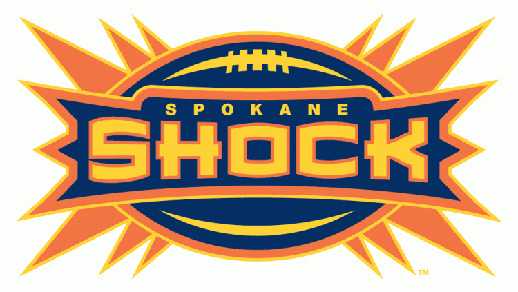 Shock Logo - Spokane Shock Primary Logo Football League Arena FL