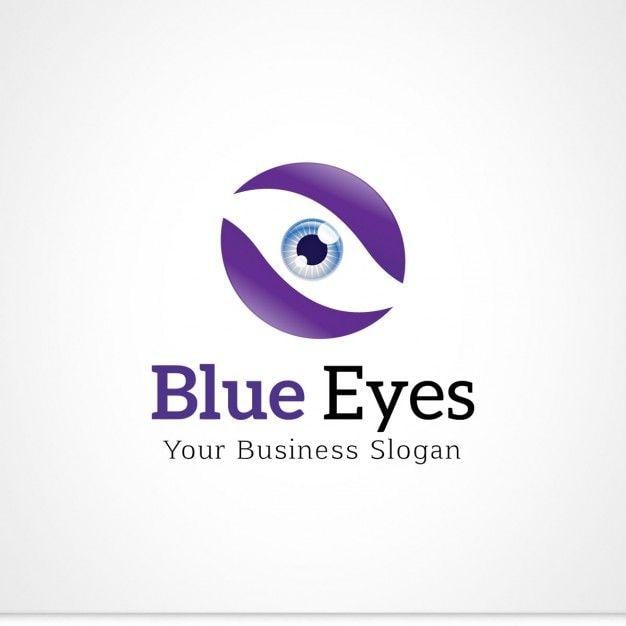 Blue Eye Logo - Blue eyes logo Vector