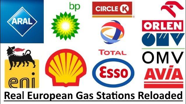 Gas Station Companies Logo - Real European Gas Stations Reloaded - SCS Software