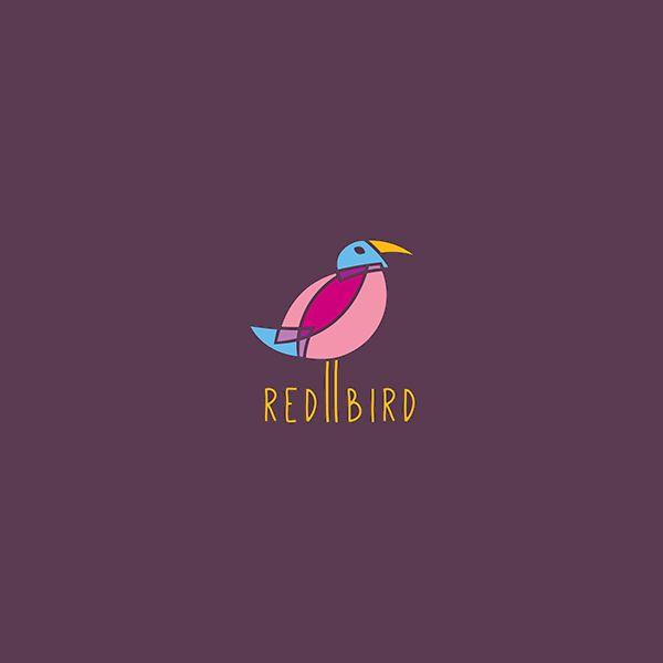 Maroon Bird Logo - Red bird Logos