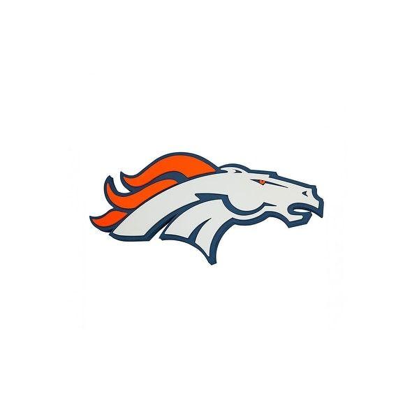 Overstock Logo - Shop NFL Denver Broncos Logo Foam Sign Shipping On Orders